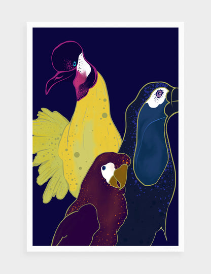 Three birds